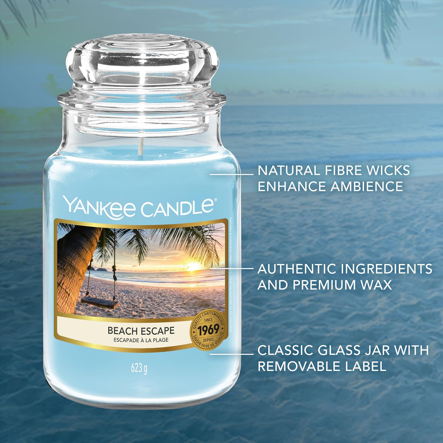 Thumbnail 3 de Yankee Candle Beach Escape Large Jar