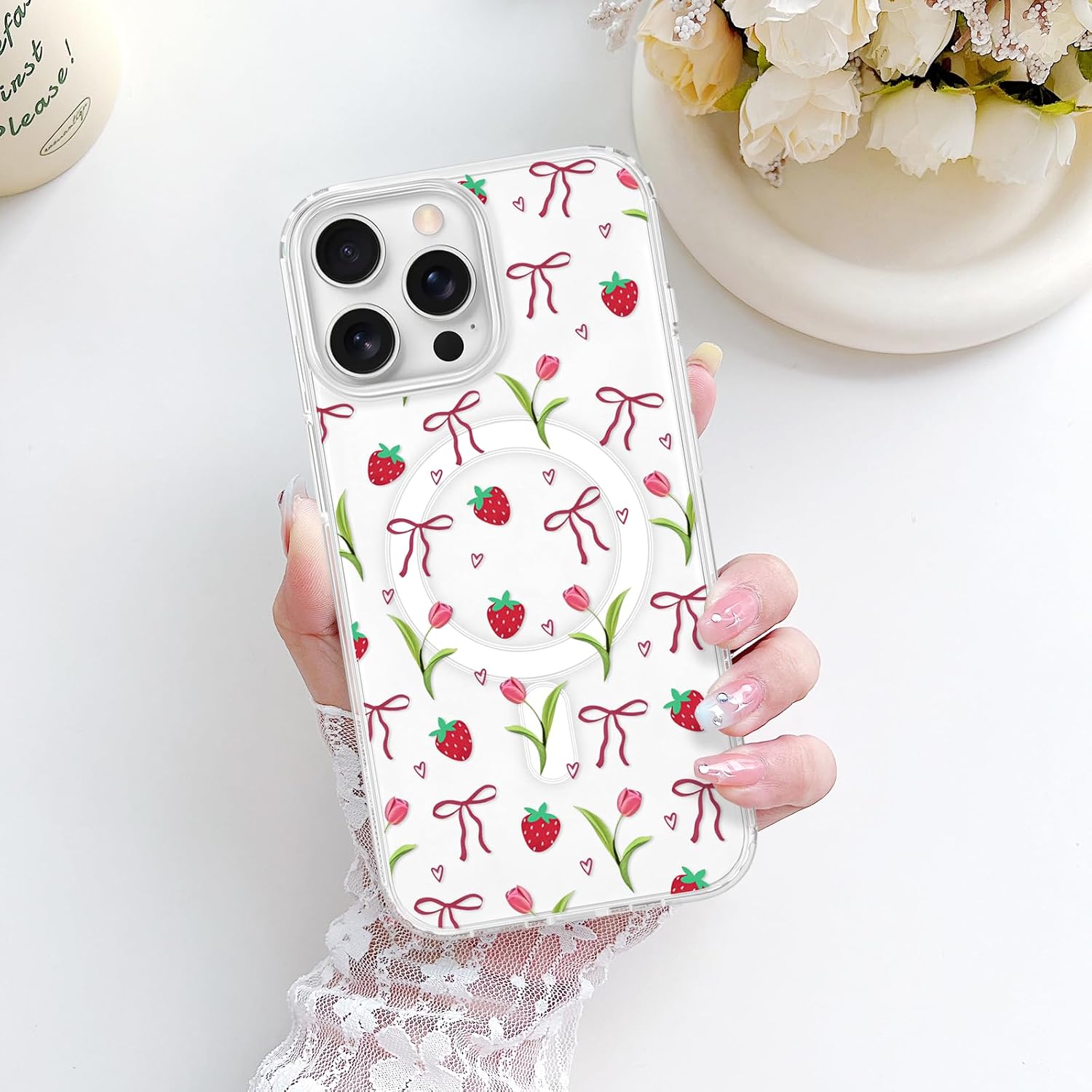 Thumbnail 6 de Newseego Clear Magnetic Case for iPhone 16 Pro Max