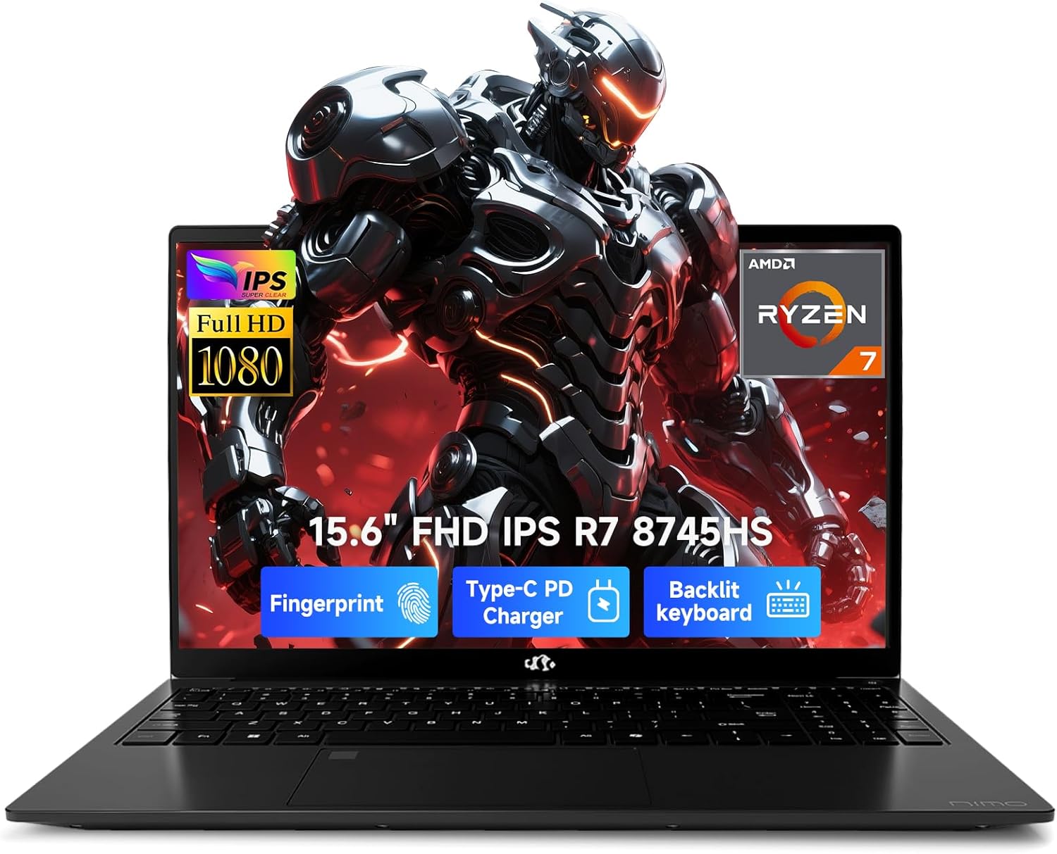 Detalle de NIMO gaming laptop 15.6-inch