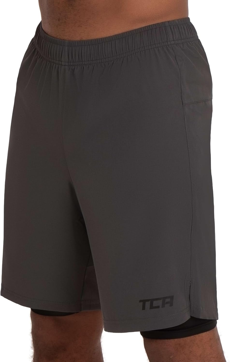 Thumbnail 5 de TCA Ultra Pantaloncini Uomo Sportivi 2 in 1 da Corsa con Tasca a Chiusura Zip