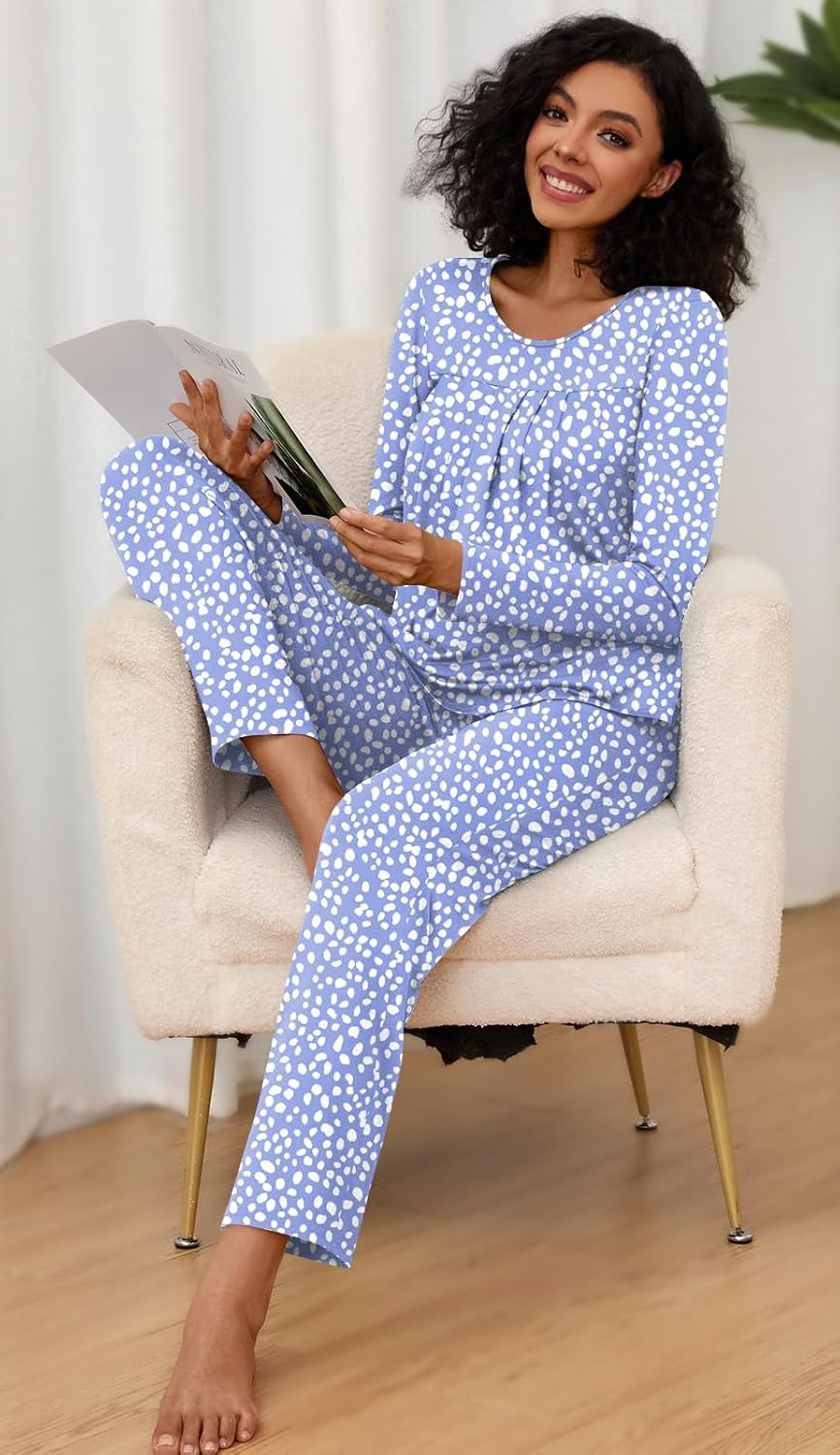 Detalle de Findsweet Women's Pajama Set 2-Piece Lounge Outfit S-3XL