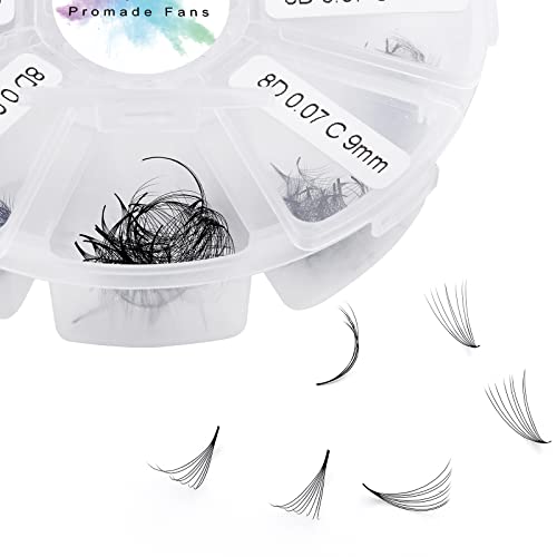 Thumbnail 4 de Volume Russes Cils 500 pcs 8D 0.07 mm ⚙
