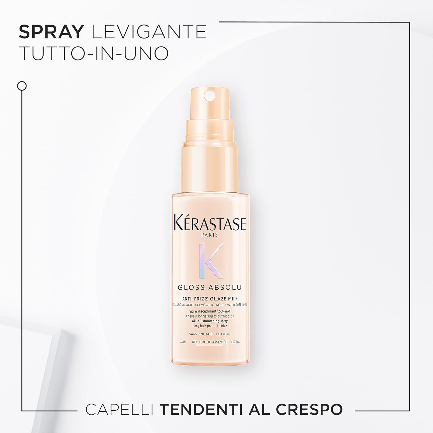 Thumbnail 1 de Kérastase Gloss Absolu Spray Multi-Beneficio per Capelli Crespi 45 ml – Mini