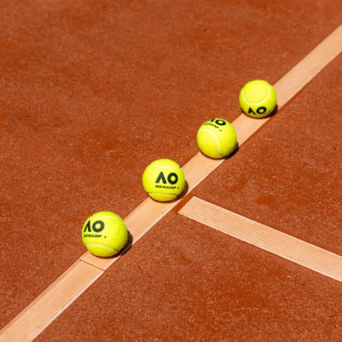Detalle 2 de Dunlop D Tb Australian Open 4Pet Palline da tennis Yellow – Unisex, One Size