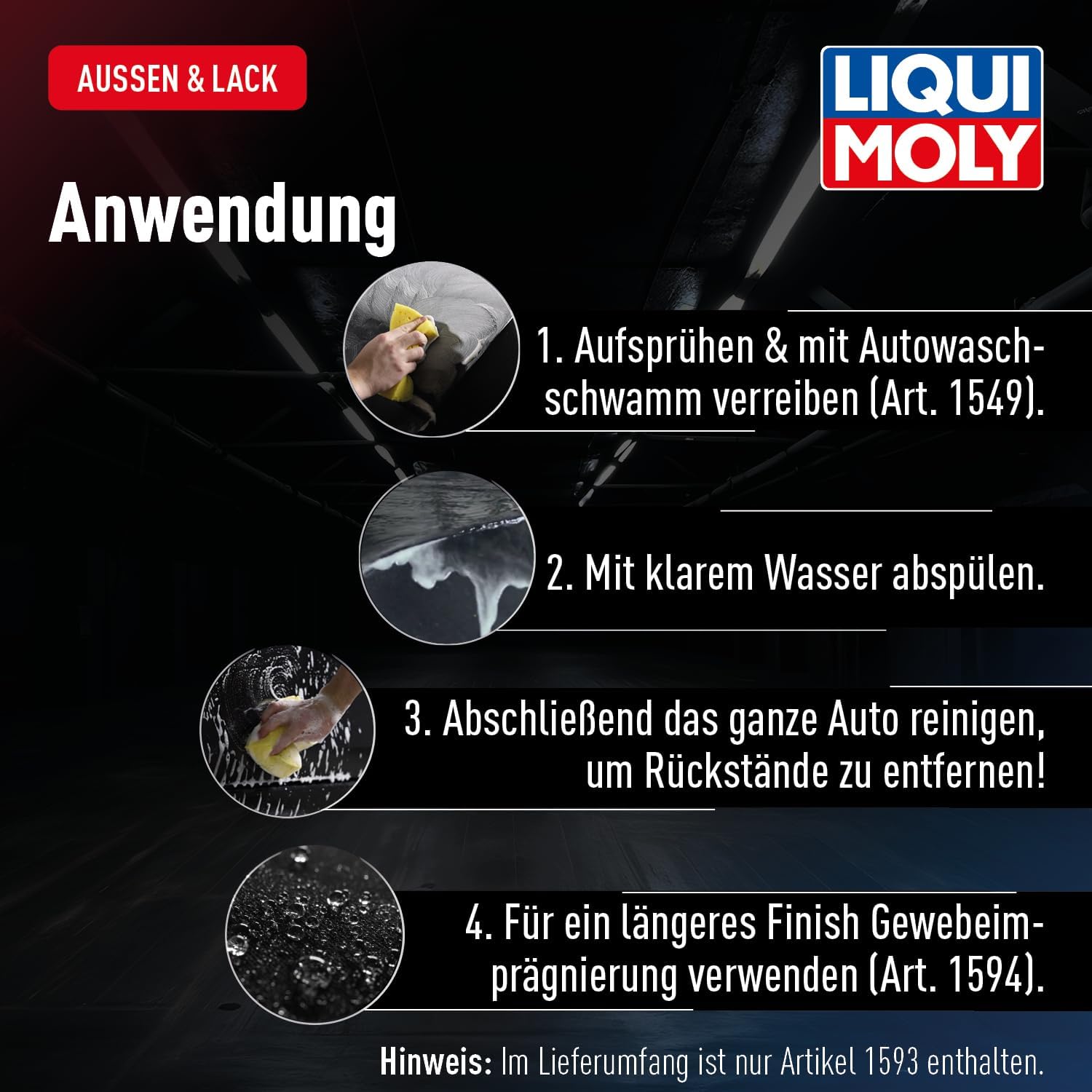 Thumbnail 4 de LIQUI MOLY Cabrioverdeckreiniger – 500 ml, verlässlich gegen Verwitterung für Stoff- und Kunststoff-Verdecke
