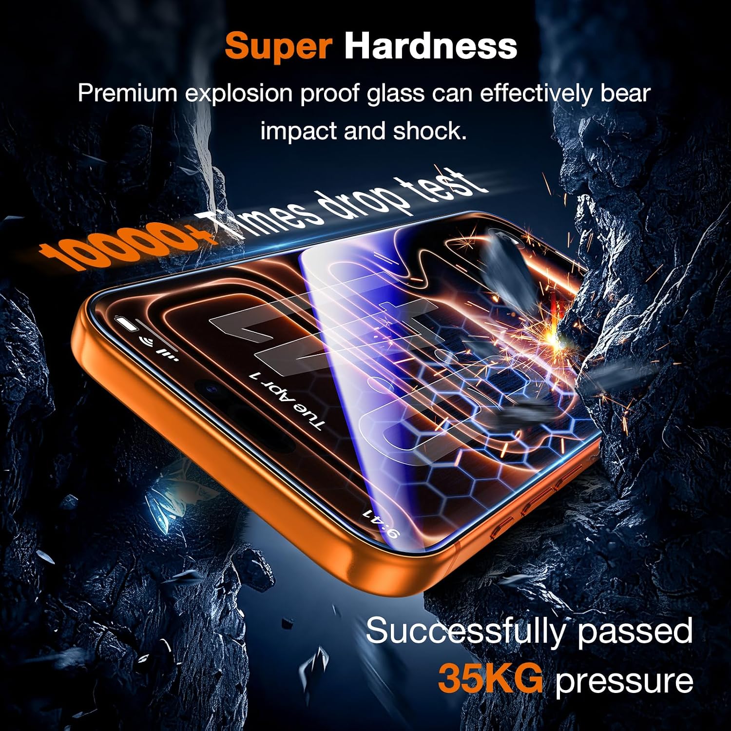 Thumbnail 3 de LK iPhone 18 Pro/iPhone 17 Pro Screen Protector, 9H Glass, Auto-Dust Install, 2-Pack