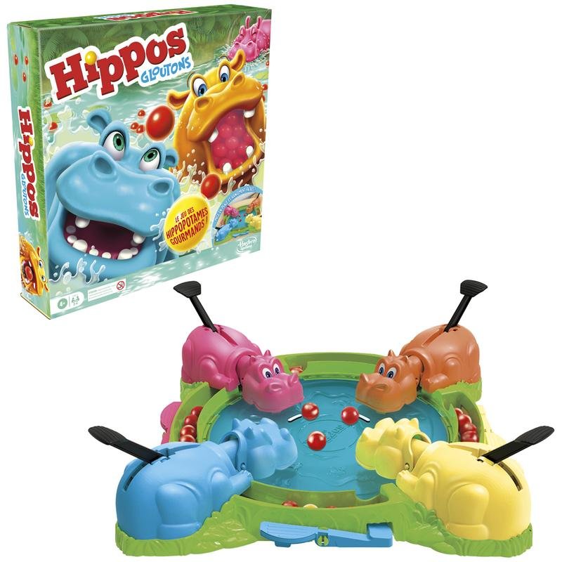 Detalle 2 de Juego de tablero Tragabolas Comilón para niños desde 4 años – Hasbro Gaming