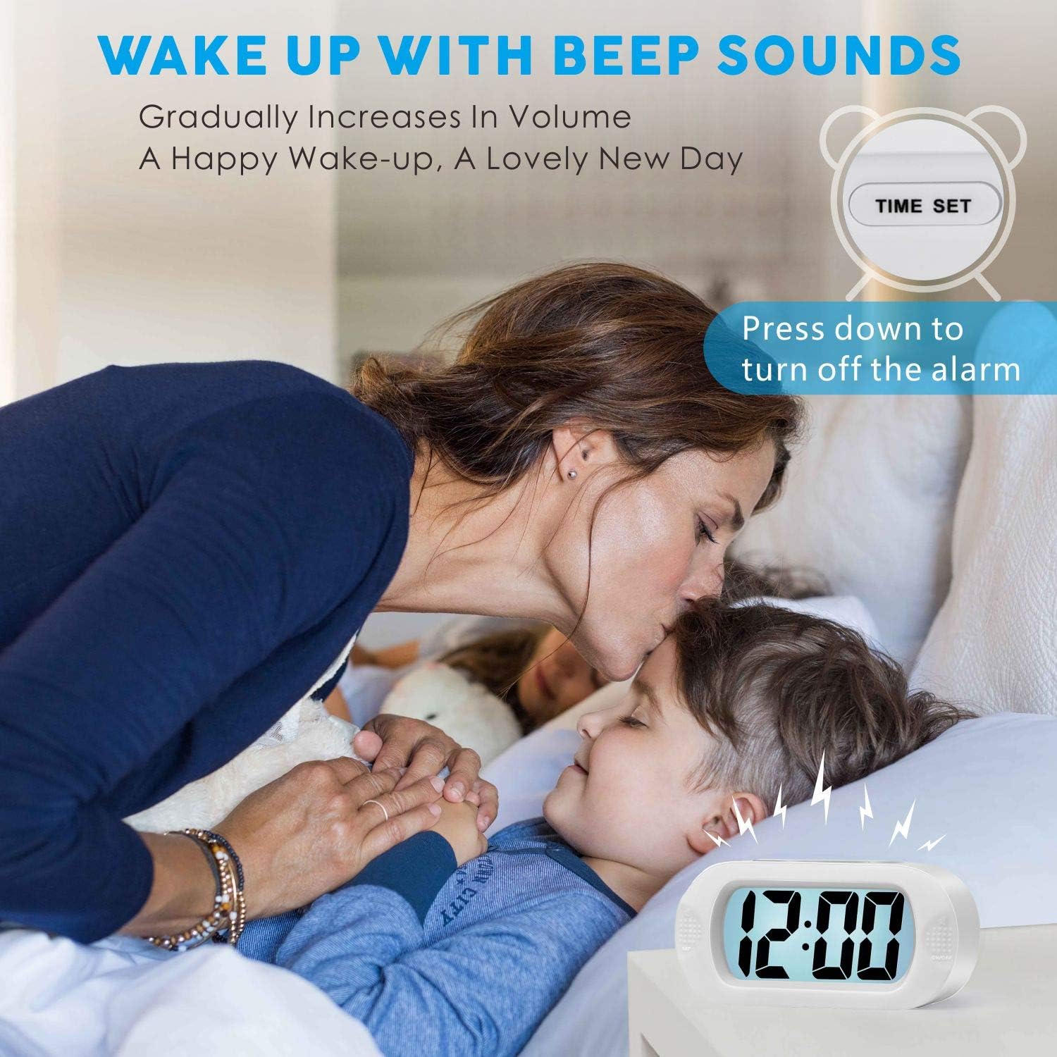 Detalle 2 de Plumeet Digital Alarm Clock 60s crescendo