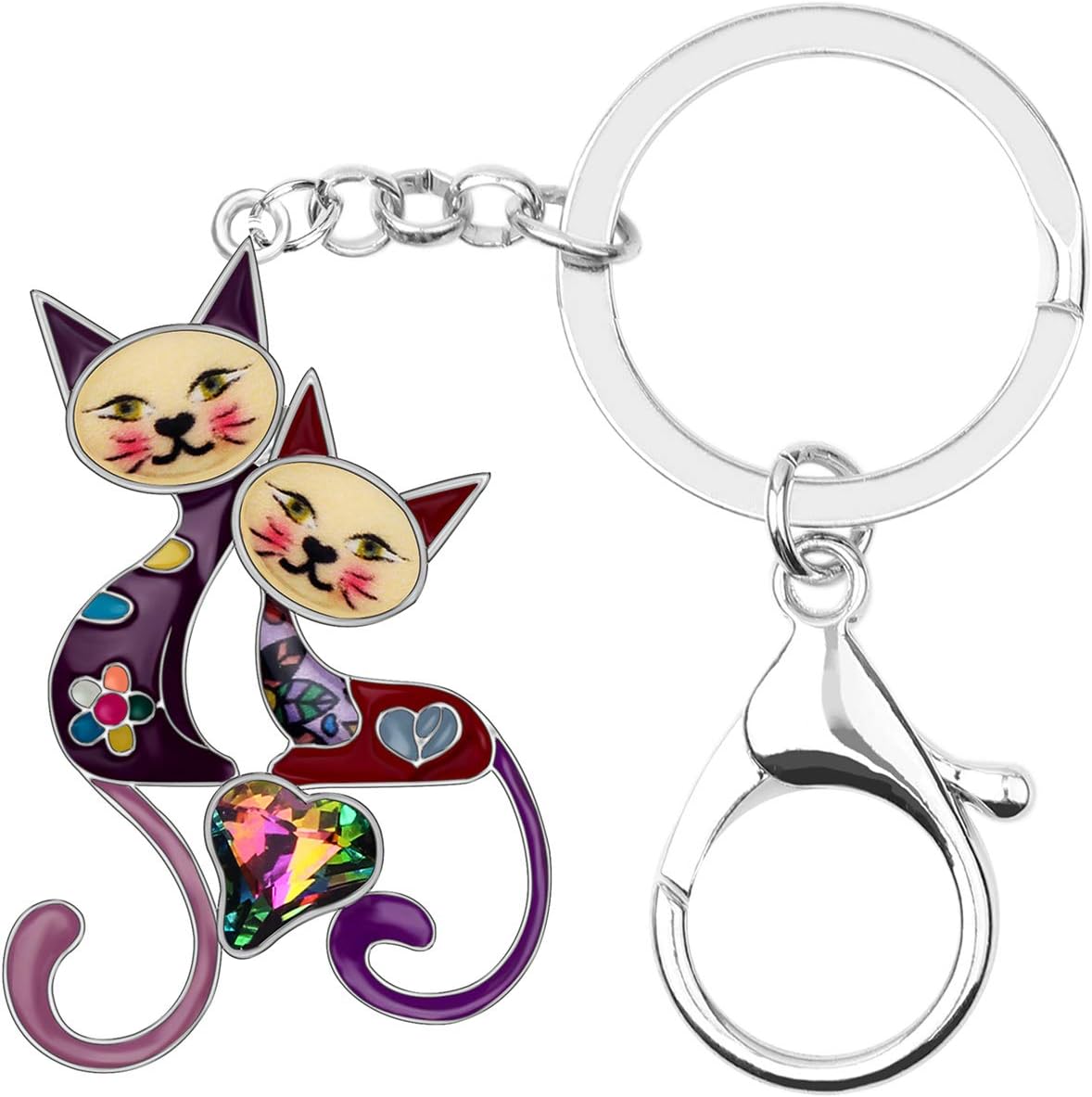 Thumbnail 5 de DUOWEI Cute Cat Keyring