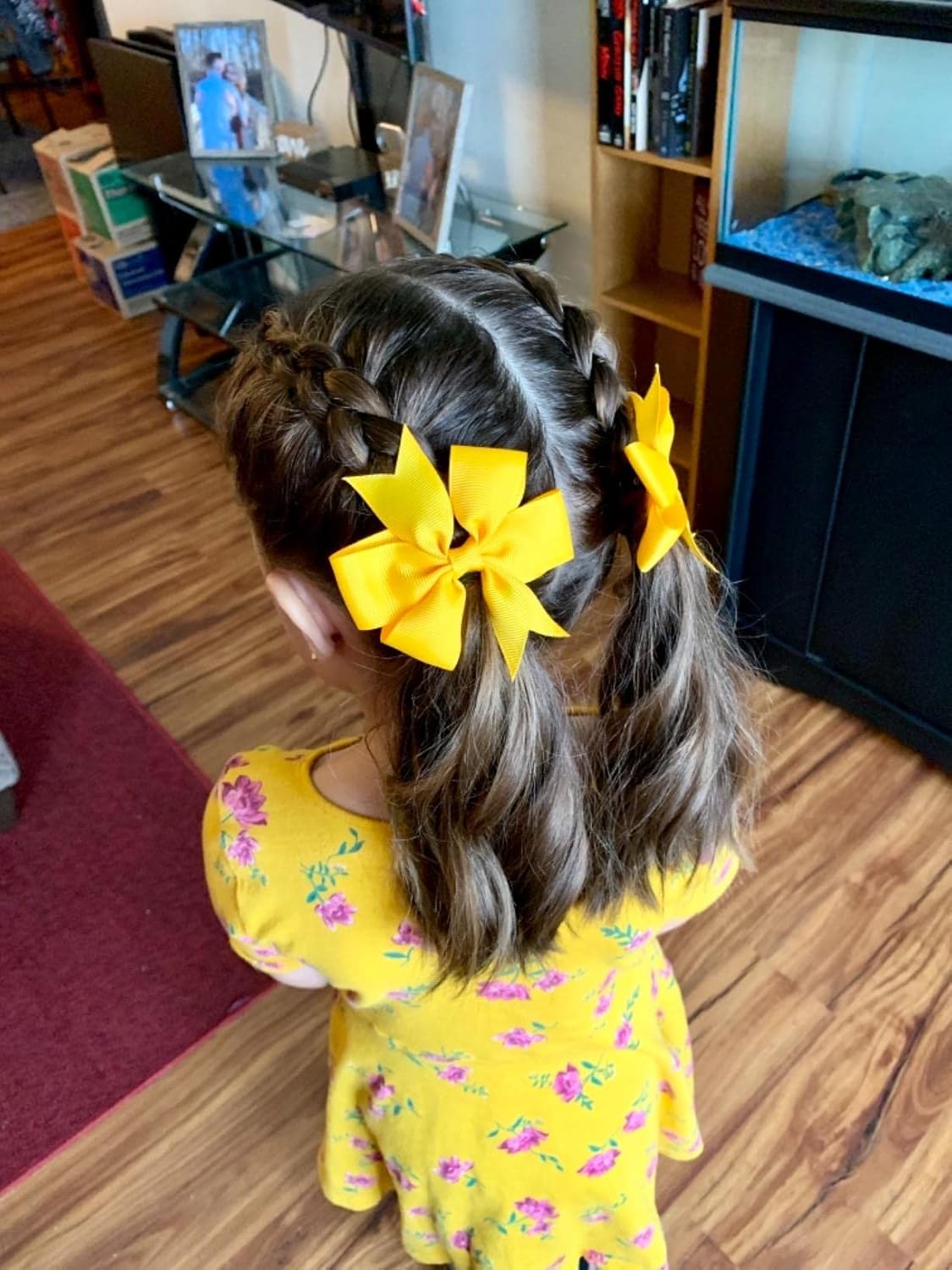 Thumbnail 6 de CÉLLOT babyhairclips-28 40-Piece Grosgrain Ribbon Hair Bows, 3-Inch Pinwheel