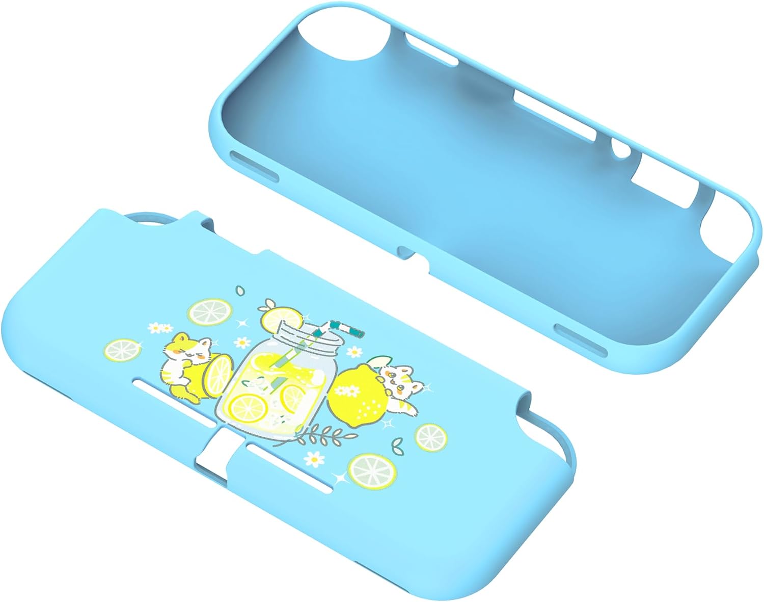 Thumbnail 1 de PlayVital Lemonade Kitty Custom Protective Case for Nintendo Switch Lite