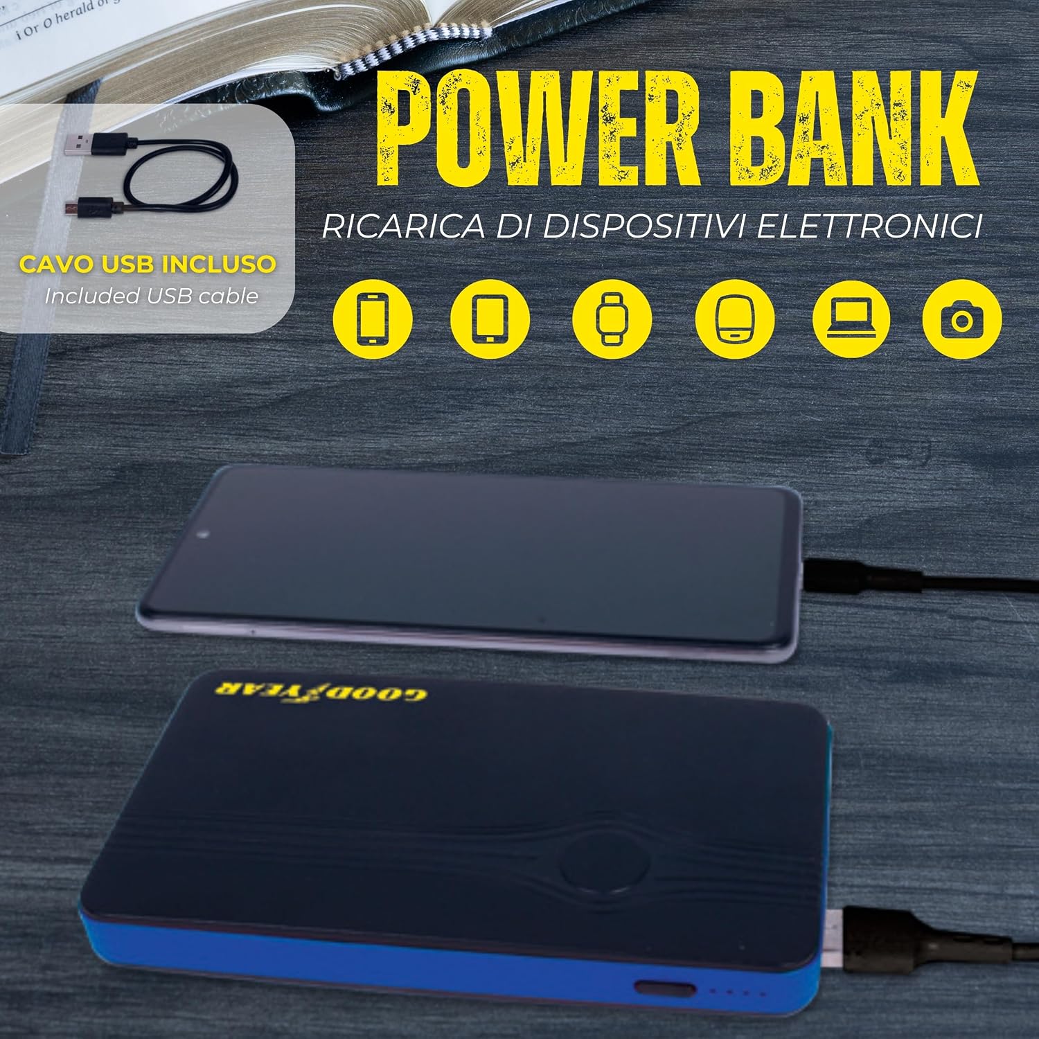 Detalle 2 de Goodyear Jump Starter Avviatore 8000 mAh