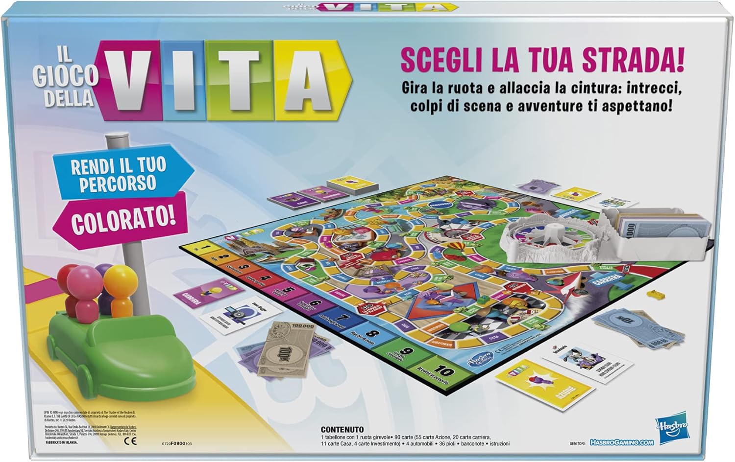 Thumbnail 4 de Hasbro Gaming Il Gioco della Vita, gioco da tavolo educativo per tutta la famiglia (2-4 giocatori, da 8 anni)