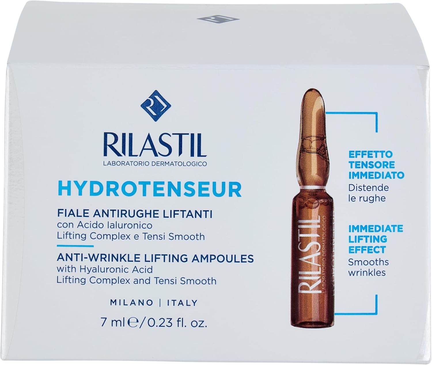 Thumbnail 3 de Rilastil Hydrotenseur Fiale Antirughe Liftanti Liftanti in siero concentrato, effetto lifting e assorbimento rapido (7x1 ml)