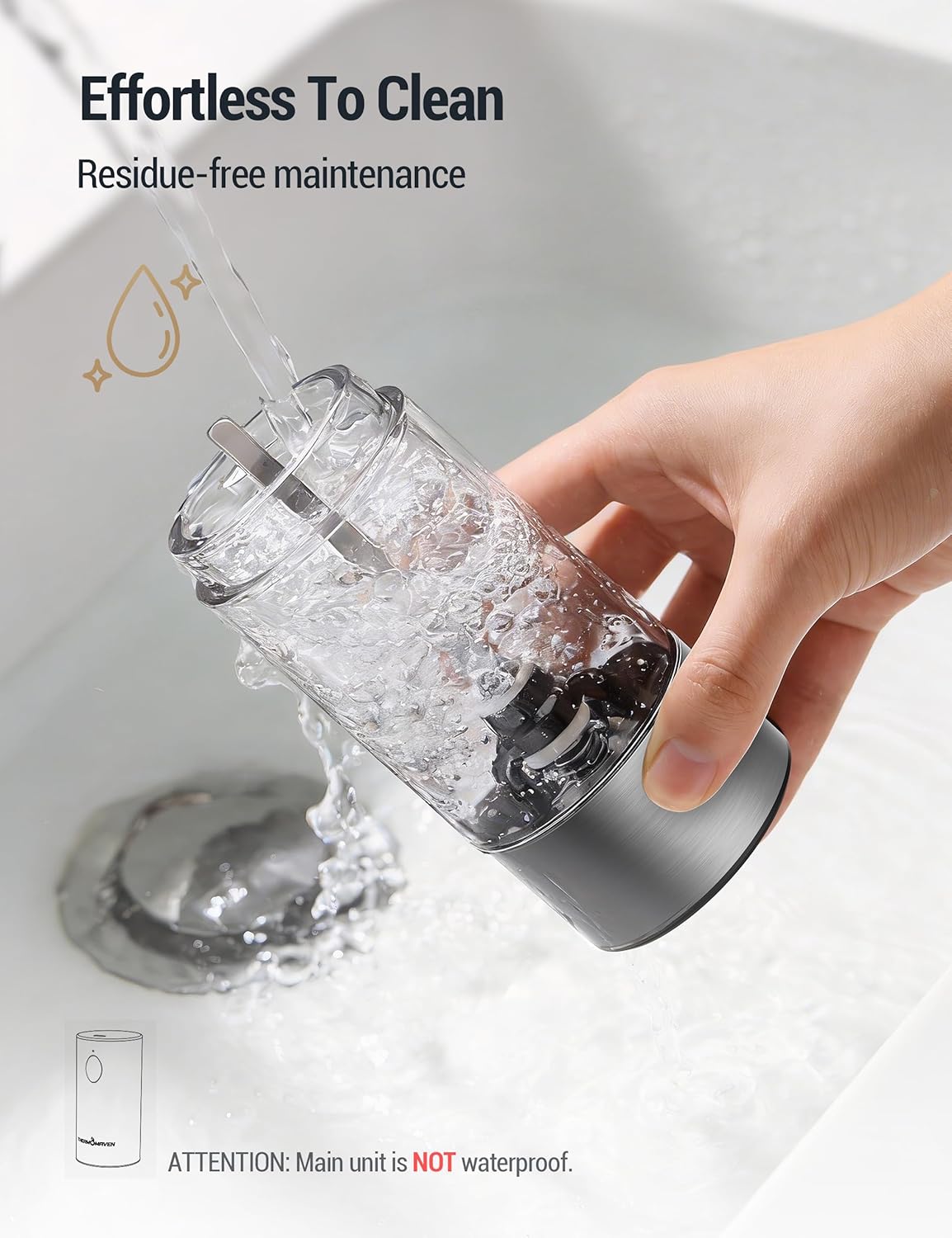 Thumbnail 6 de ThermoMaven Electric Salt & Pepper Grinder Set (110ml) – Large Capacity, Rechargeable, LED