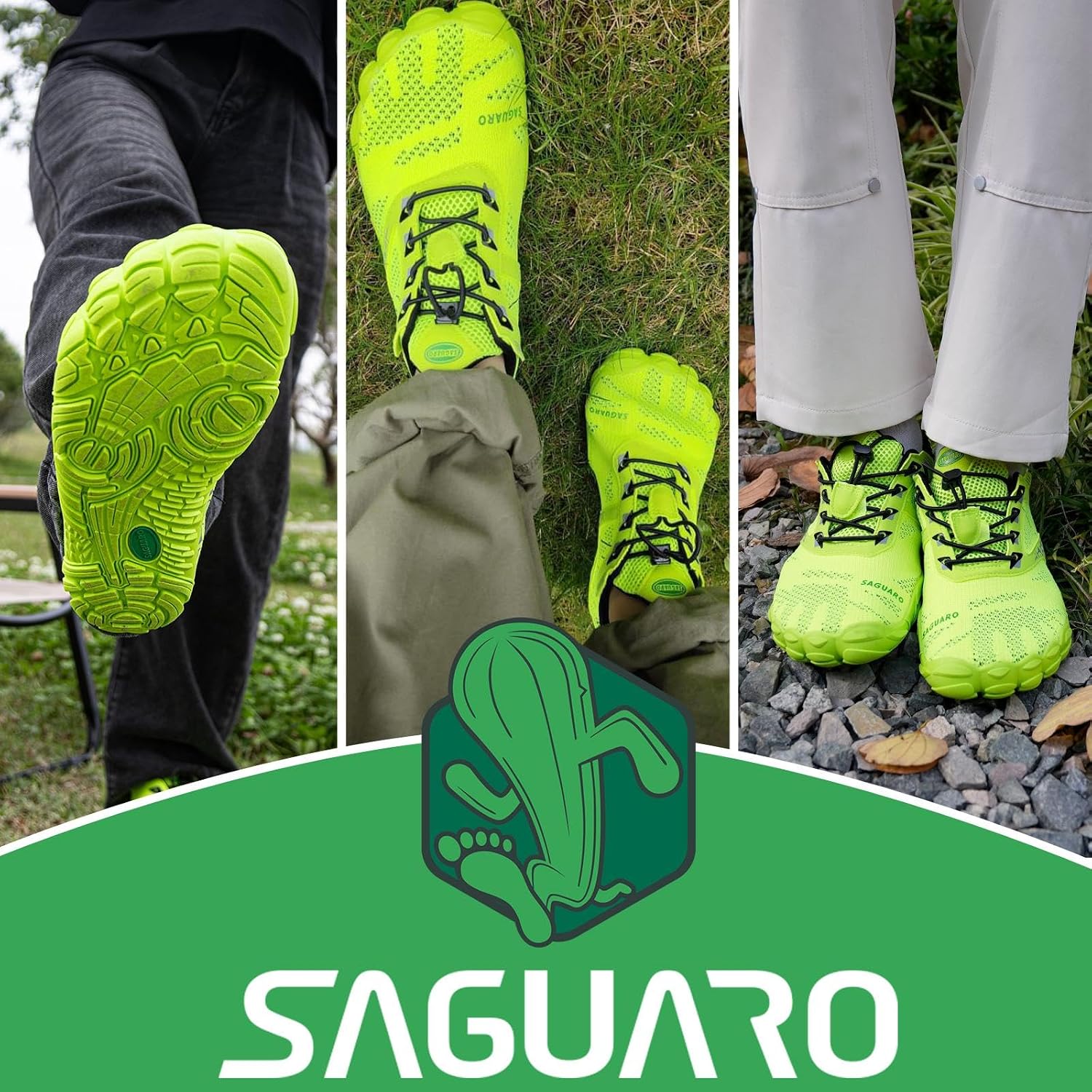Detalle 2 de SAGUARO Barfußschuhe für Trail-Laufen