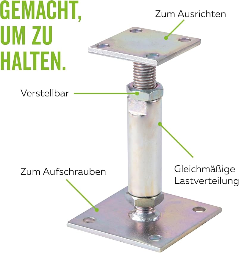 Detalle de Alberts 212391 Anclaje regulable 150–190 mm 🛠