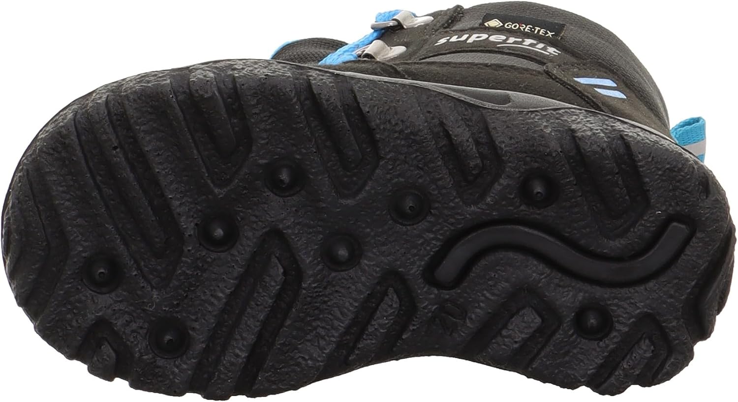 Detalle 2 de Superfit Jungen HUSKY1 Boot – Wasserdicht, atmungsaktiv, vegan, Schwarz/Hellblau, Größe 23