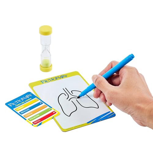 Detalle 2 de Mattel Games Pictionary Gioco da Tavolo 40° anniversario – 2 squadre, 8+