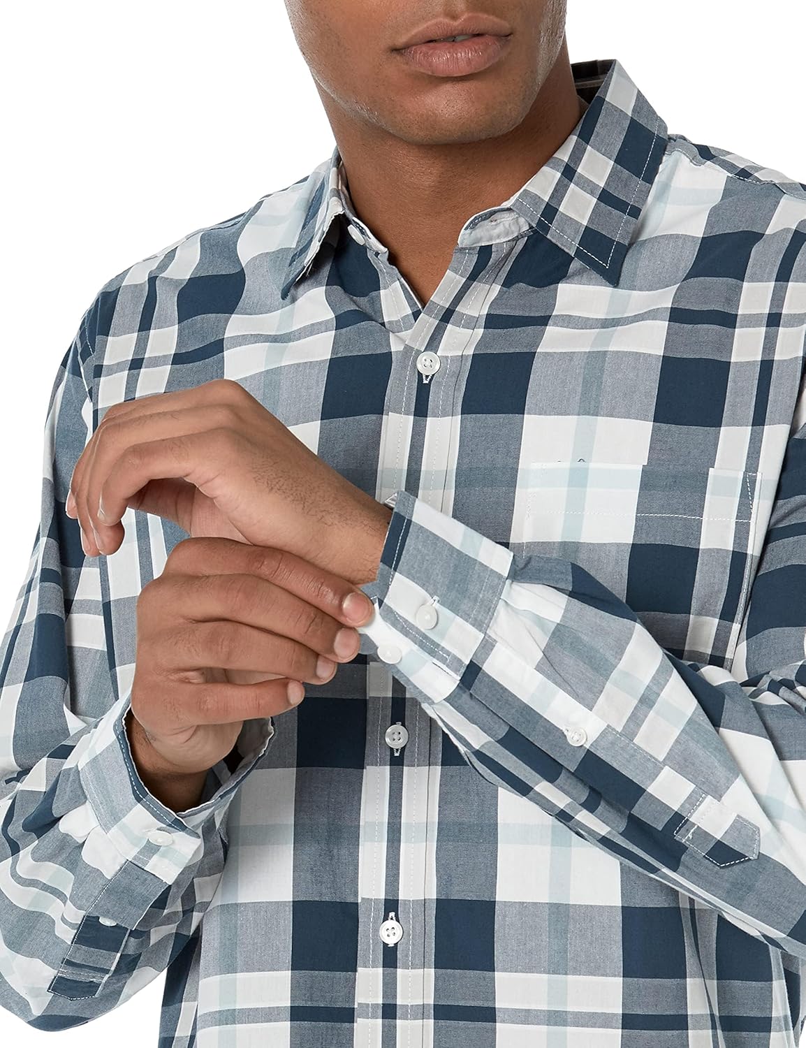Thumbnail 2 de Amazon Essentials Men's Regular-Fit Long-Sleeve Poplin Shirt