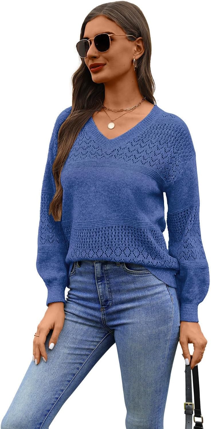 Detalle 2 de MixShe Women's Knit Sweater, V-Neck
