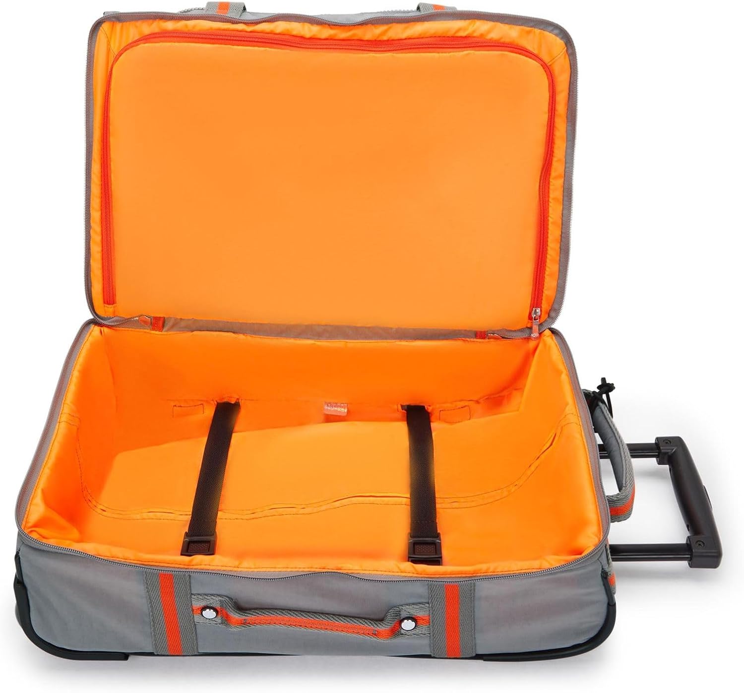 Detalle de Kipling TEAGAN US Kleine Reisetasche mit Rollen – Inviting Grey