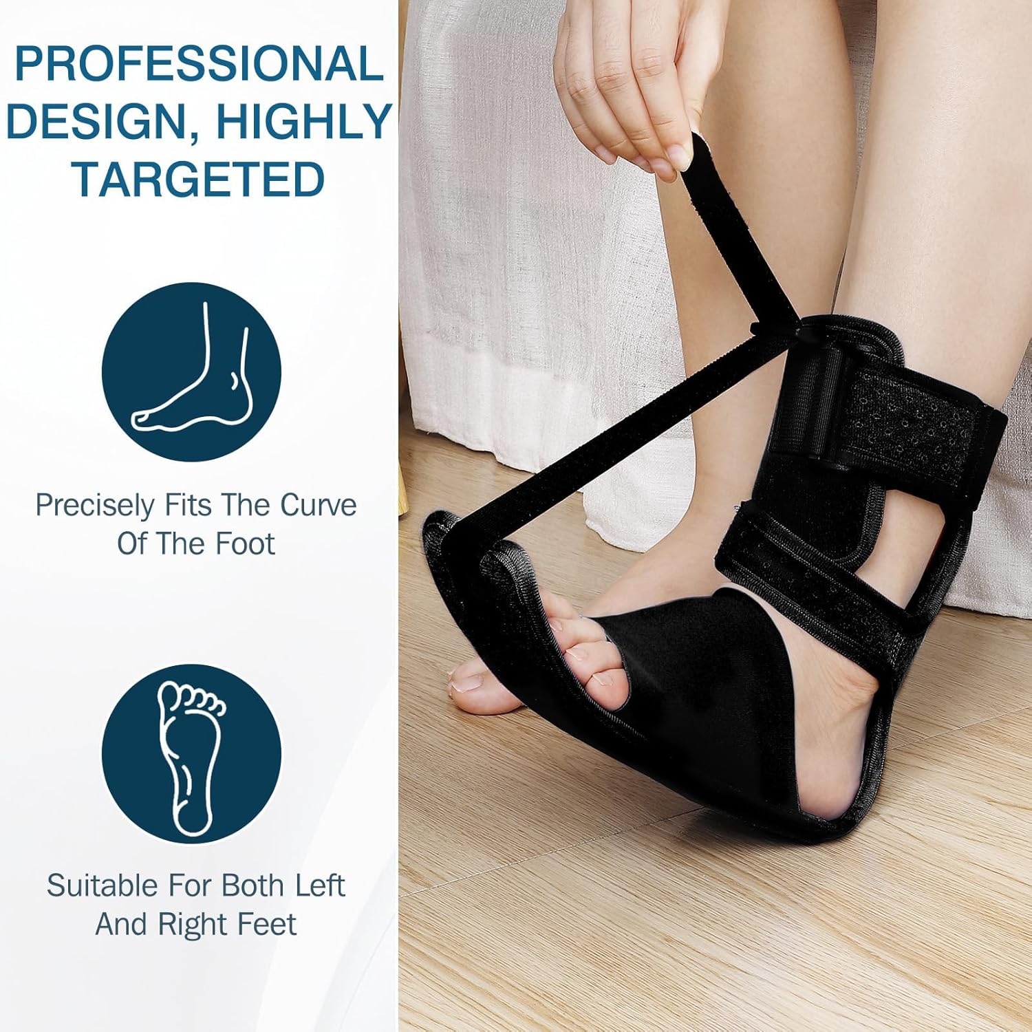 Thumbnail 1 de KTSAY Upgrade Plantar Fasciitis Night Splint & Relief Brace with Adjustable Straps