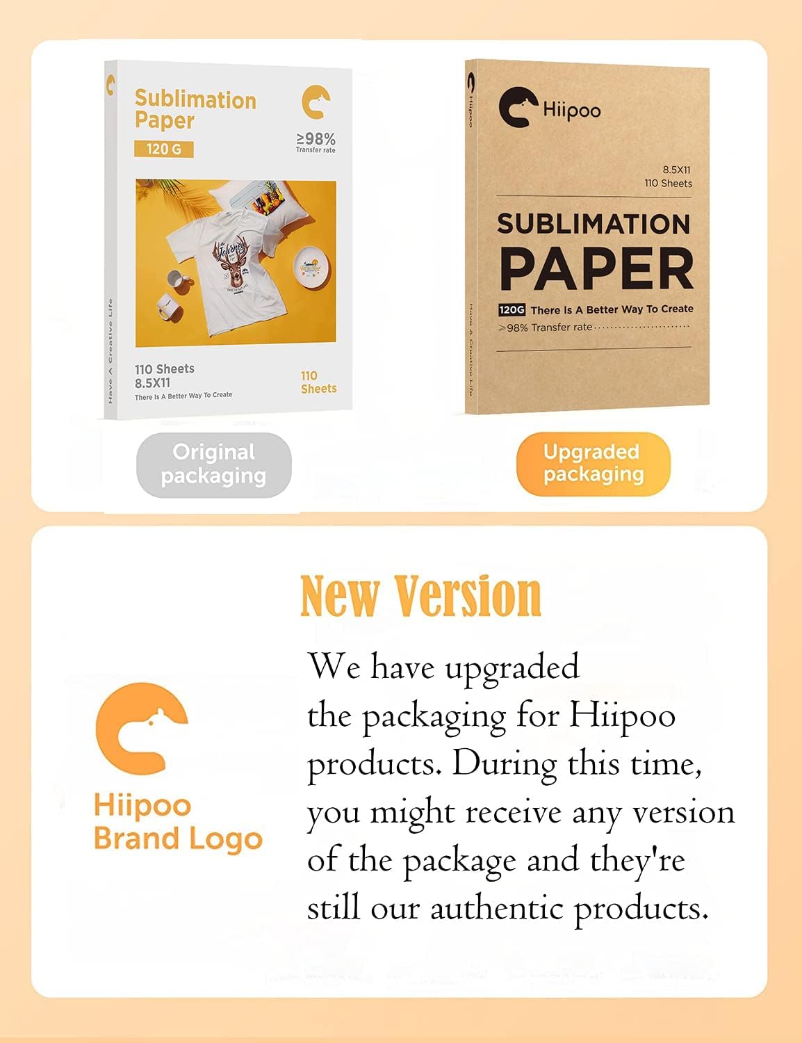Detalle 2 de Hiipoo sublimation paper 120 g