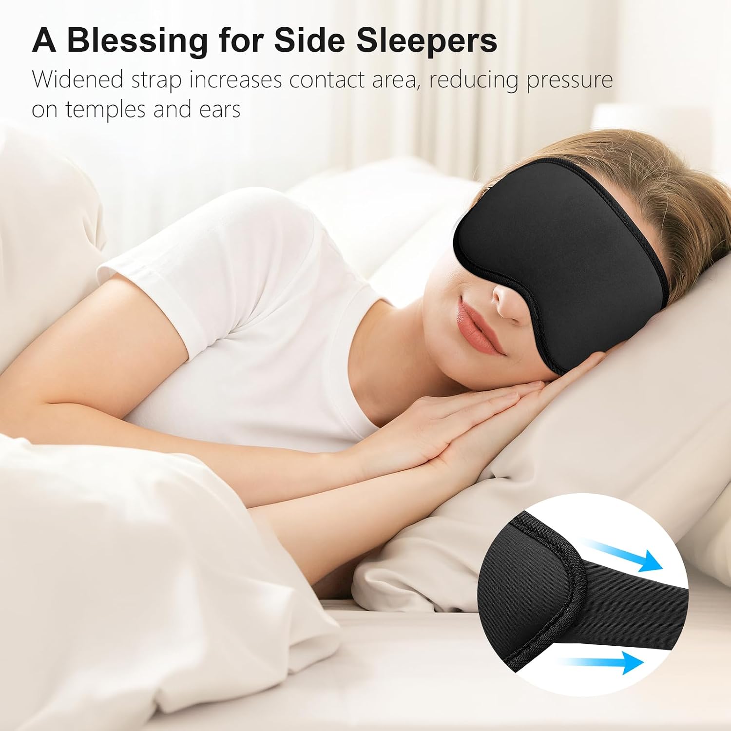 Thumbnail 4 de Gritin 100% Light Blocking Sleep Mask, Zero Pressure ๐ด