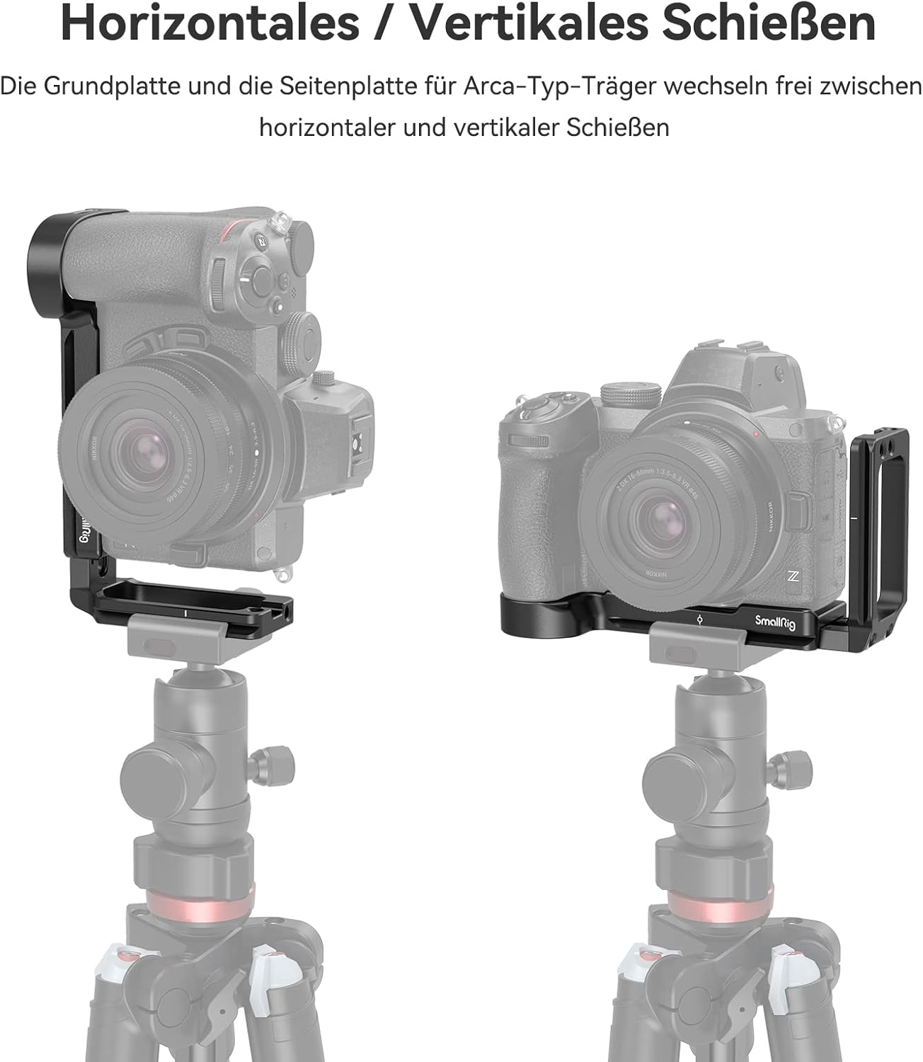 Thumbnail 3 de SMALLRIG L-Bracket 2947 für Nikon Z5 / Z6 / Z7 / Z6II / Z7II (L Winkel, drehstichere Montage)