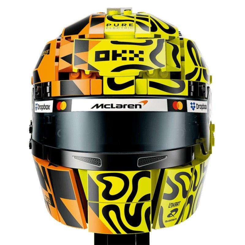 Detalle 2 de LEGO Editions McLaren Mastercard F1 Team Casco de Lando Norris 43023 – 793 piezas