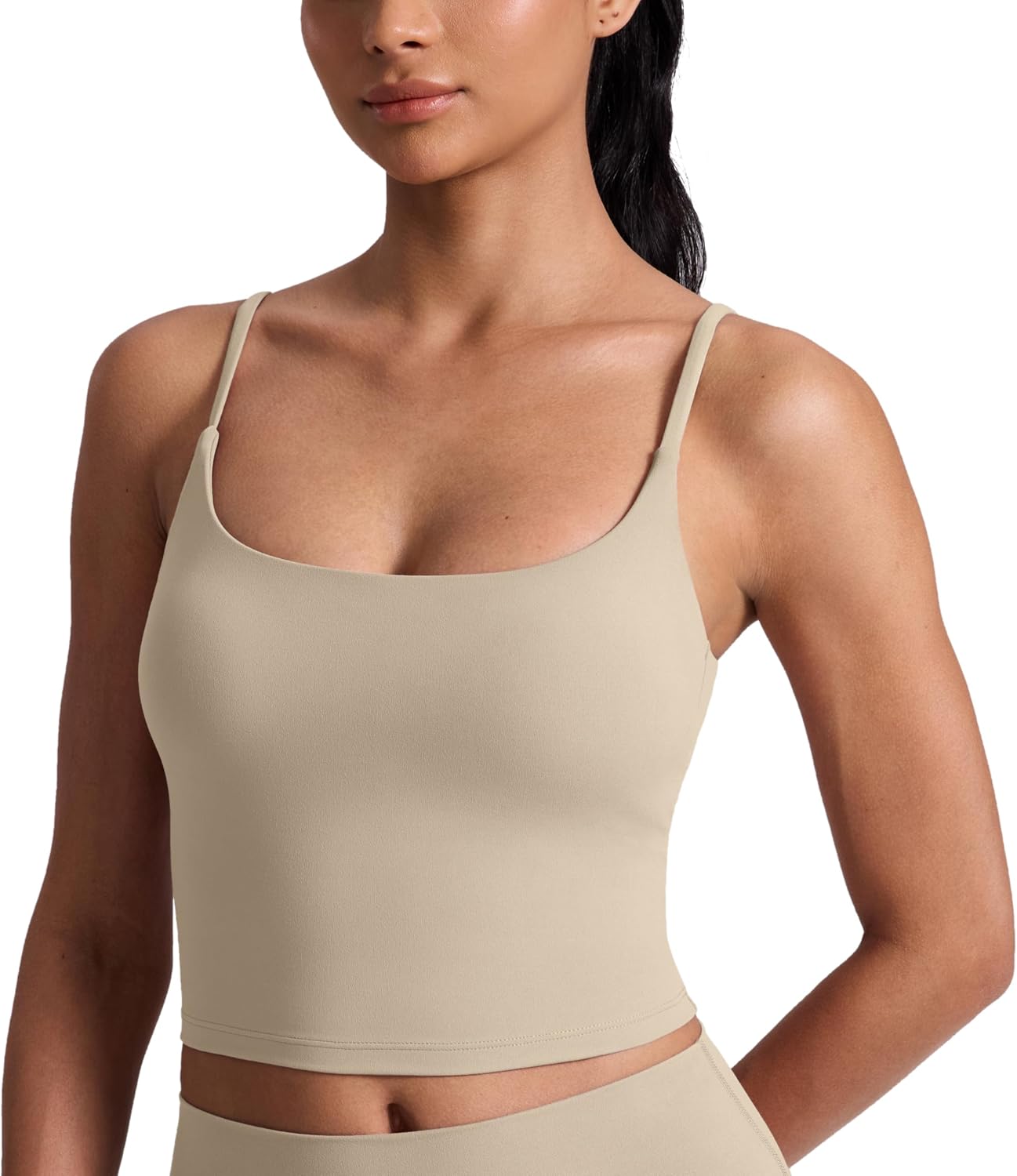 Thumbnail 6 de CRZ YOGA Butterlift Damen – Ohne Bügel Sport BH mit verstellbaren Trägern, Longline Crop Top