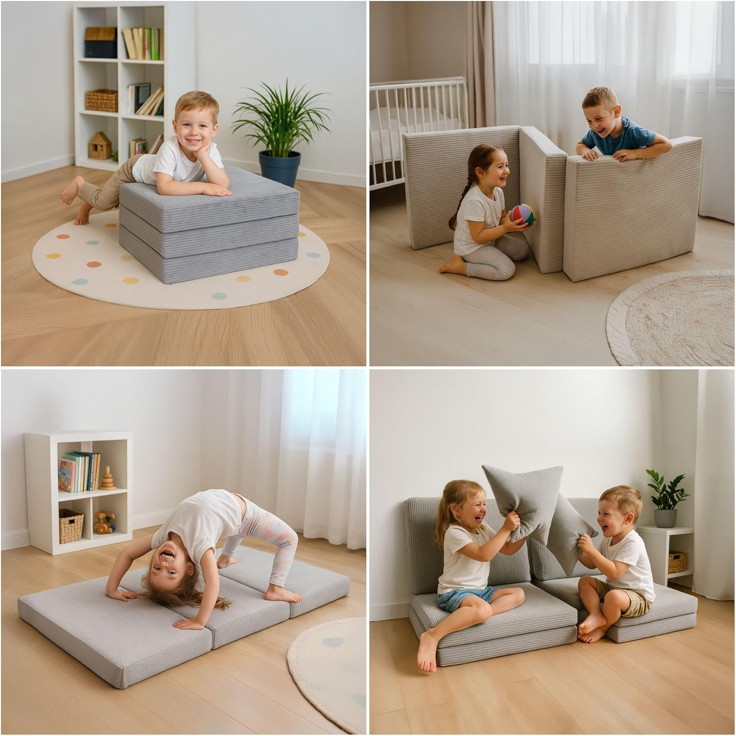 Thumbnail 5 de Totsy Baby Materasso Pieghevole Bambini 60x120 cm con rivestimento sfoderabile lavabile (Oeko-Tex), beige