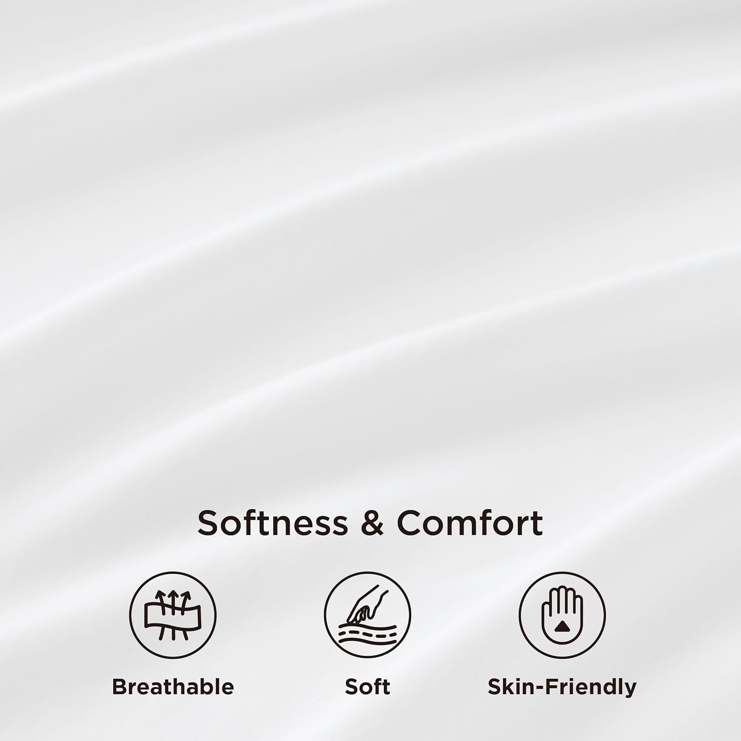 Detalle 1 de Bedsure Fitted Sheet-Solid-Moisture King Fitted Sheet, White, 21-Inch Pocket