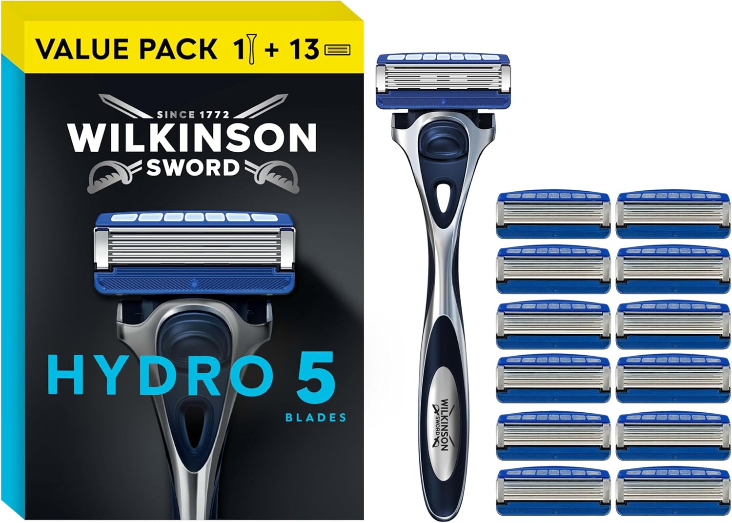 Thumbnail 6 de WILKINSON SWORD Hydro 5: Lame da rasoio uomo con gel idratante e 16 ricariche