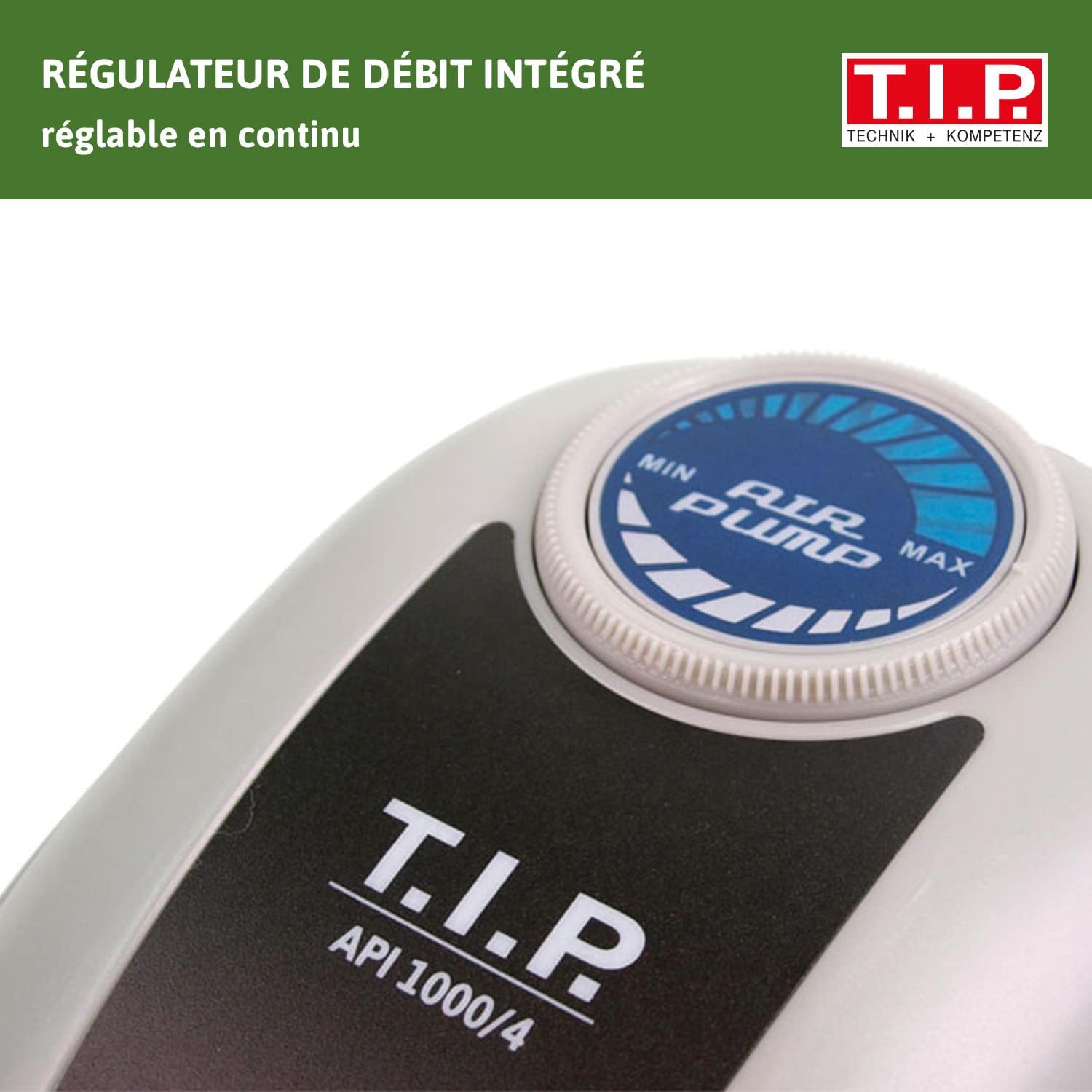Thumbnail 3 de T.I.P. Pompe d'aération d'étang 1000/4 – Pompe à oxygène adjustable avec 4 sorties pour plans d'eau