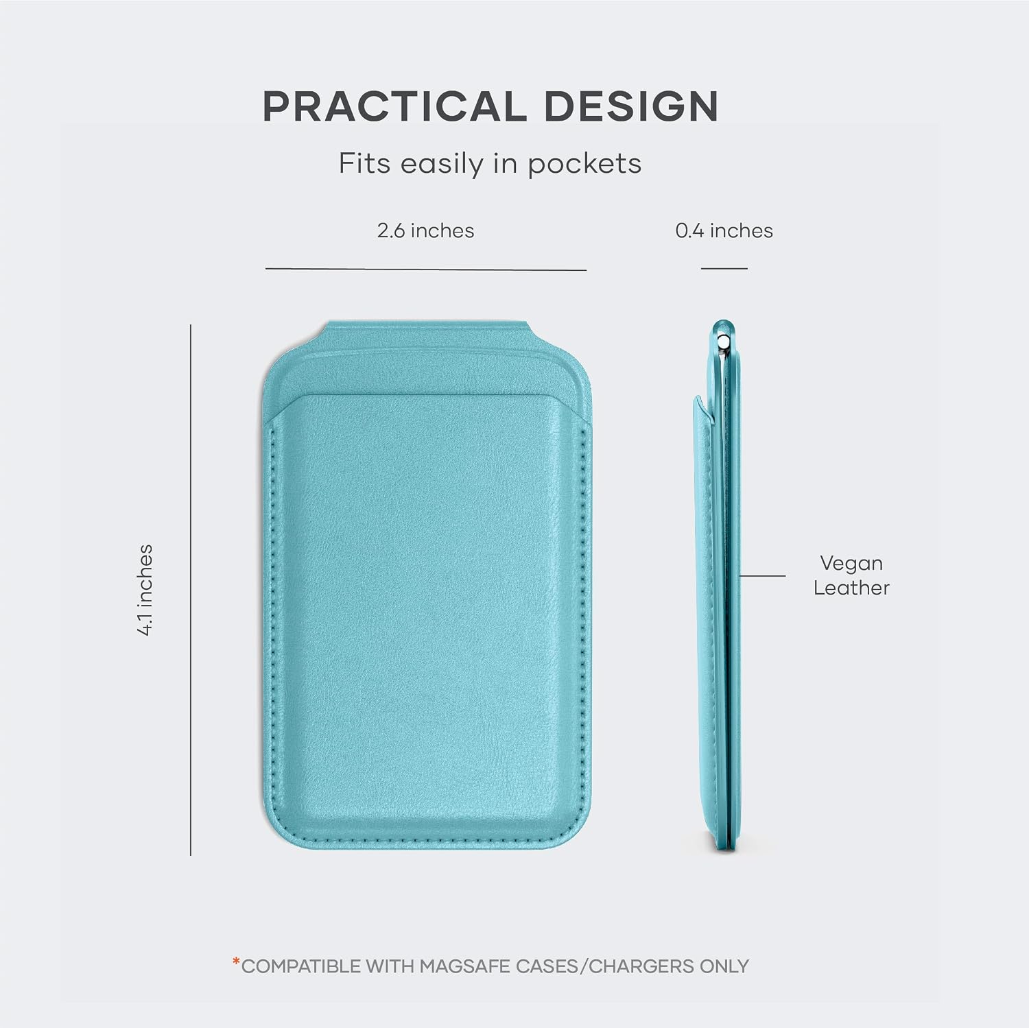 Detalle 2 de SATECHI Porte-Cartes MagSafe 4 cartes