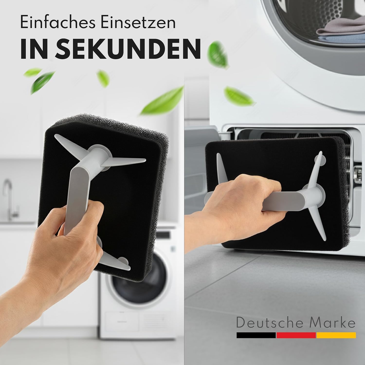 Thumbnail 6 de Miele T1 Premium Sockelfilter (3er-Set) für 9164761 – Schwammfiltermatte für Wärmepumpen- & Wäschetrockner