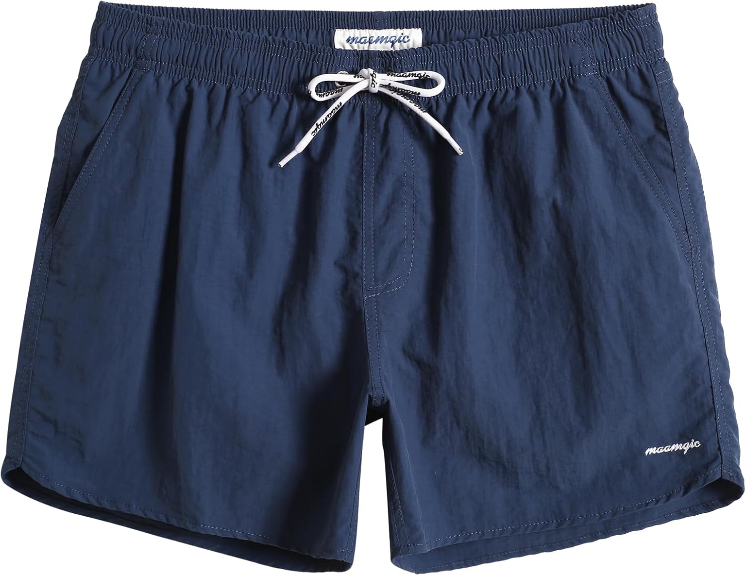 Thumbnail 5 de MaaMgic Costume da Bagno da Uomo Mare Vintage con Asciugatura Rapida - Pantaloncini con Fodera in Rete e 3 Tasche