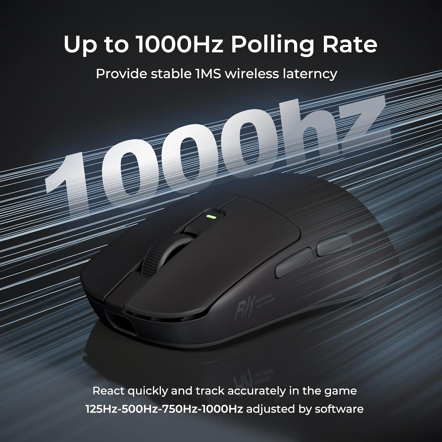 Detalle de RK ROYAL KLUDGE M30 gaming mouse 43g