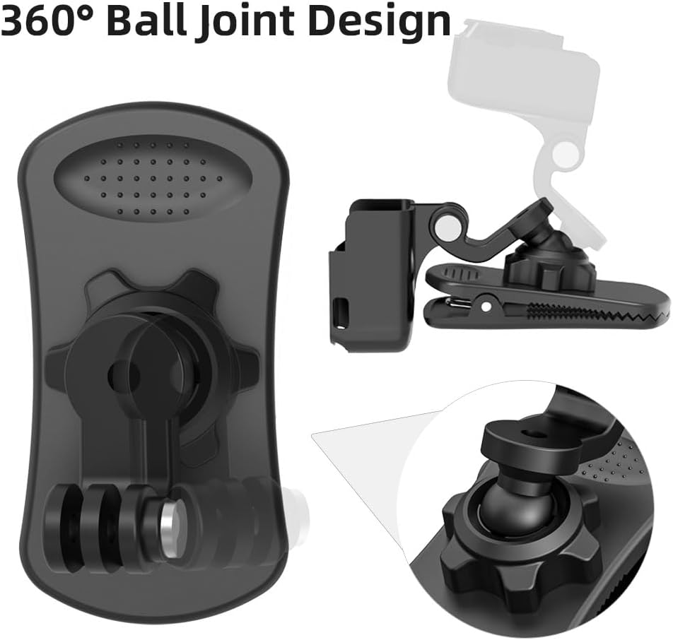 Thumbnail 2 de SUREWO Rucksackhalterung mit 360°-Drehung und Clip für DJI Osmo Pocket 3