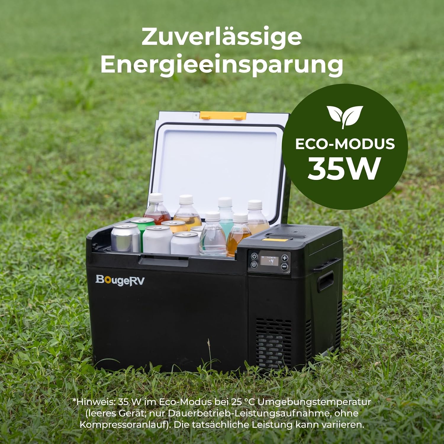 Detalle de BougeRV CRX3 Kompressor Kühlbox 22L – Akku-Kühlbox mit App-Steuerung für Auto, Camping und Outdoor