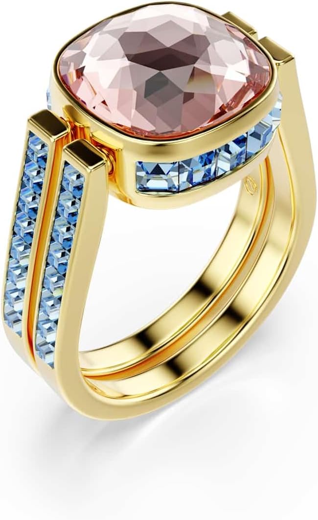 Detalle 2 de Swarovski Chroma Ring Kissenform 55 Grün Rosa Blau