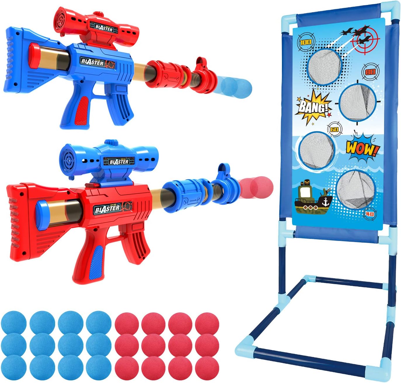 Detalle de YEEBAY Shooting Game Air Guns 24pc