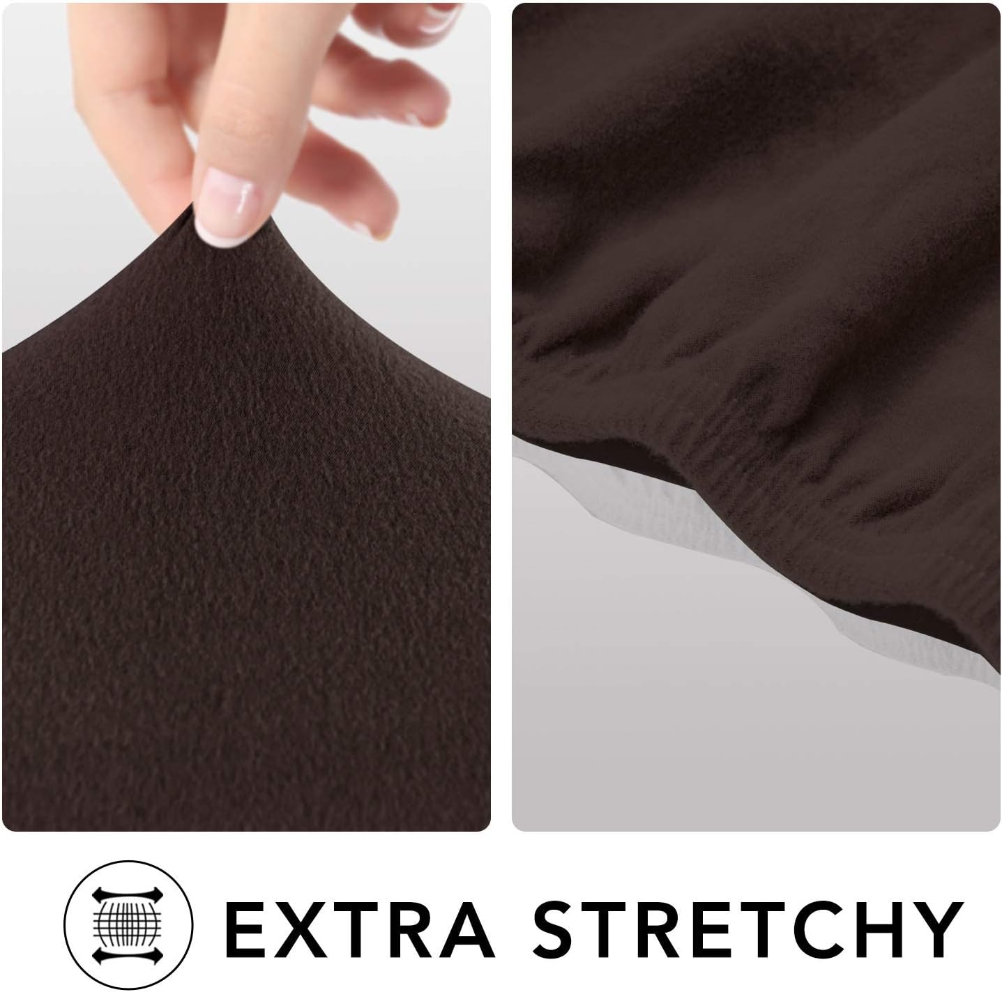 Thumbnail 3 de PureFit Super Stretch Sofa Slipcover – Chocolate for 3-Seater Sofas