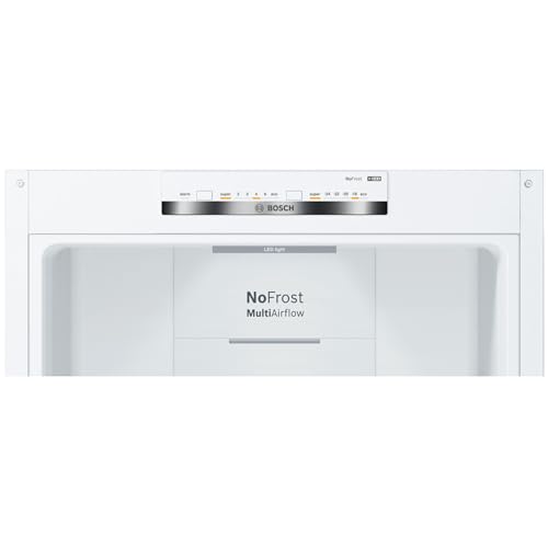 Detalle 2 de Bosch Frigorífico Combi Serie 4 60 cm KGN362WED: Total NoFrost y VitaFresh para una cocina ordenada