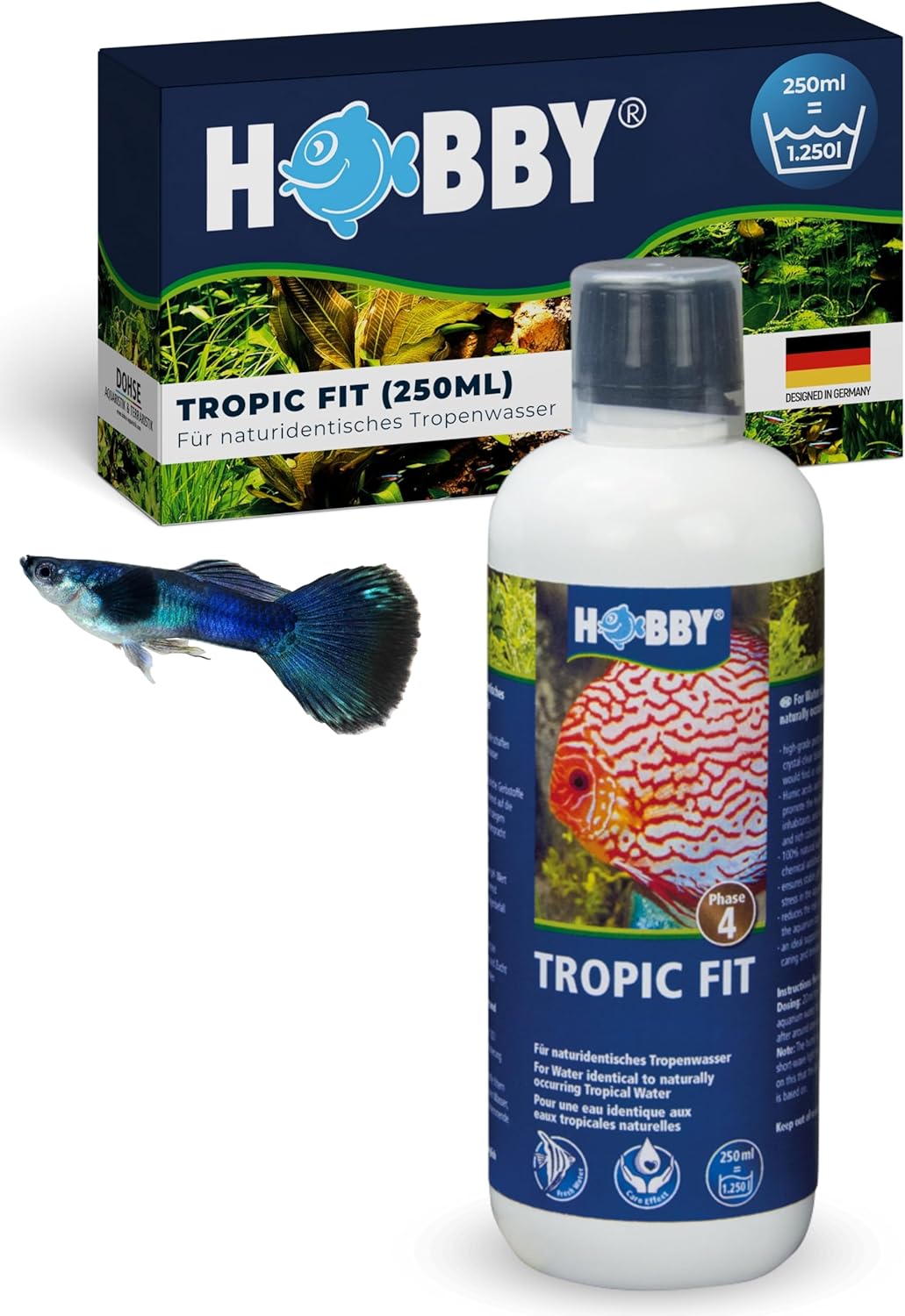 Thumbnail 6 de Hobby 51158 Tropic Fit (500 ml) – natürlicher Wasseraufbereiter für Schwarzwasser-Aquarien