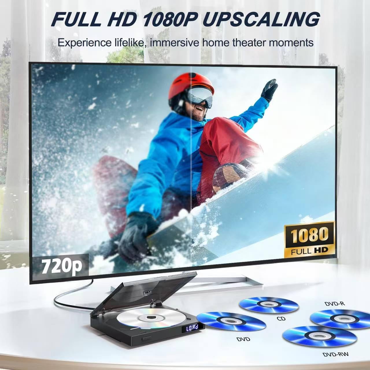 Thumbnail 2 de Lecteur DVD HDMI 1080p compact 📀