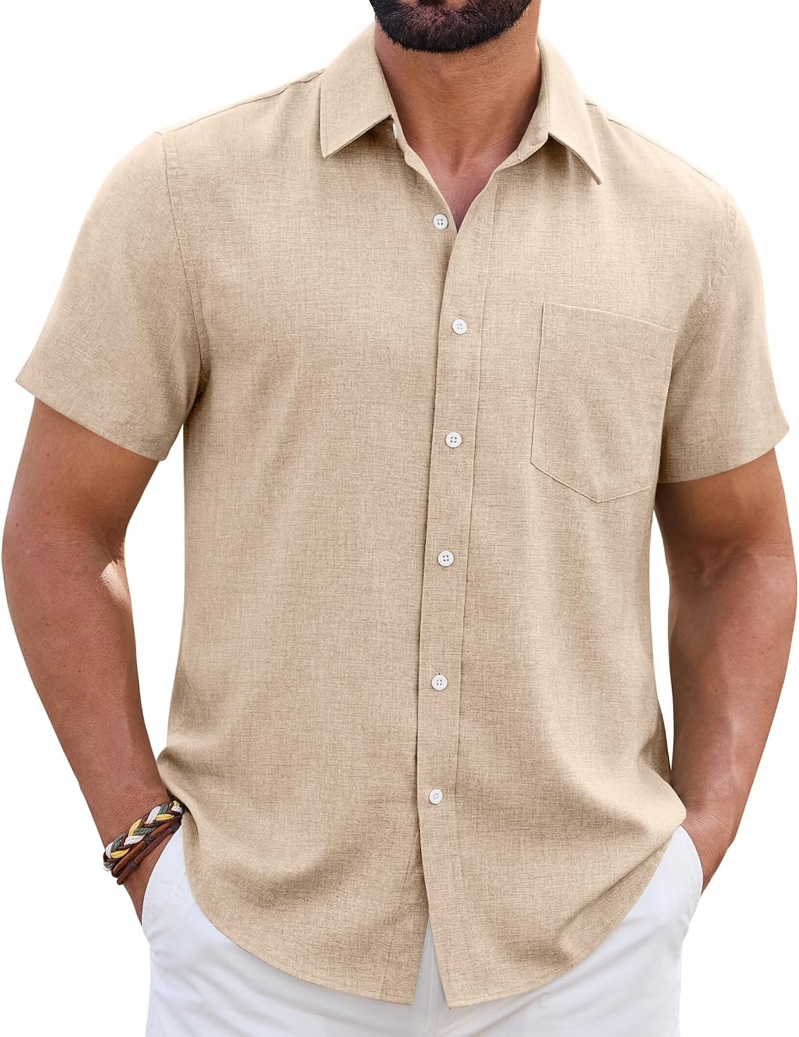 Thumbnail 6 de ROUWELL Men's Linen-Blend Shirt