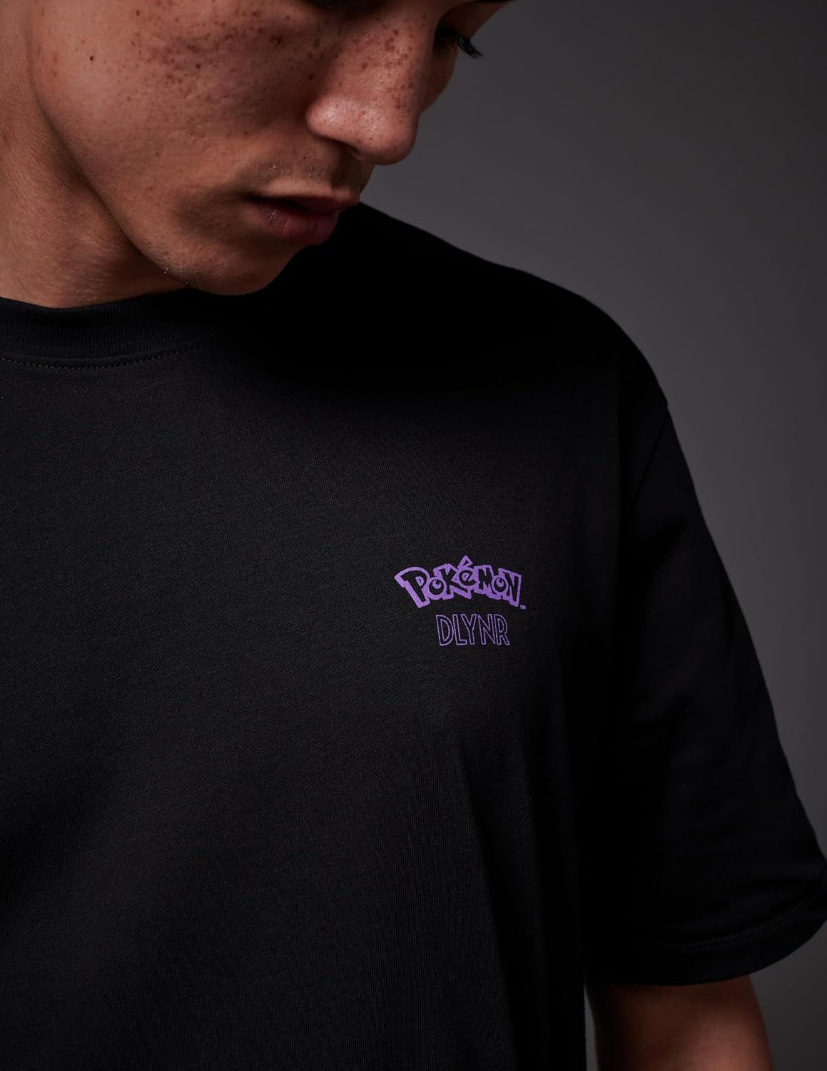 Detalle 2 de Dolly Noire Pokémon Gastly Evolution – T‑shirt unisex Nero, 100% cotone